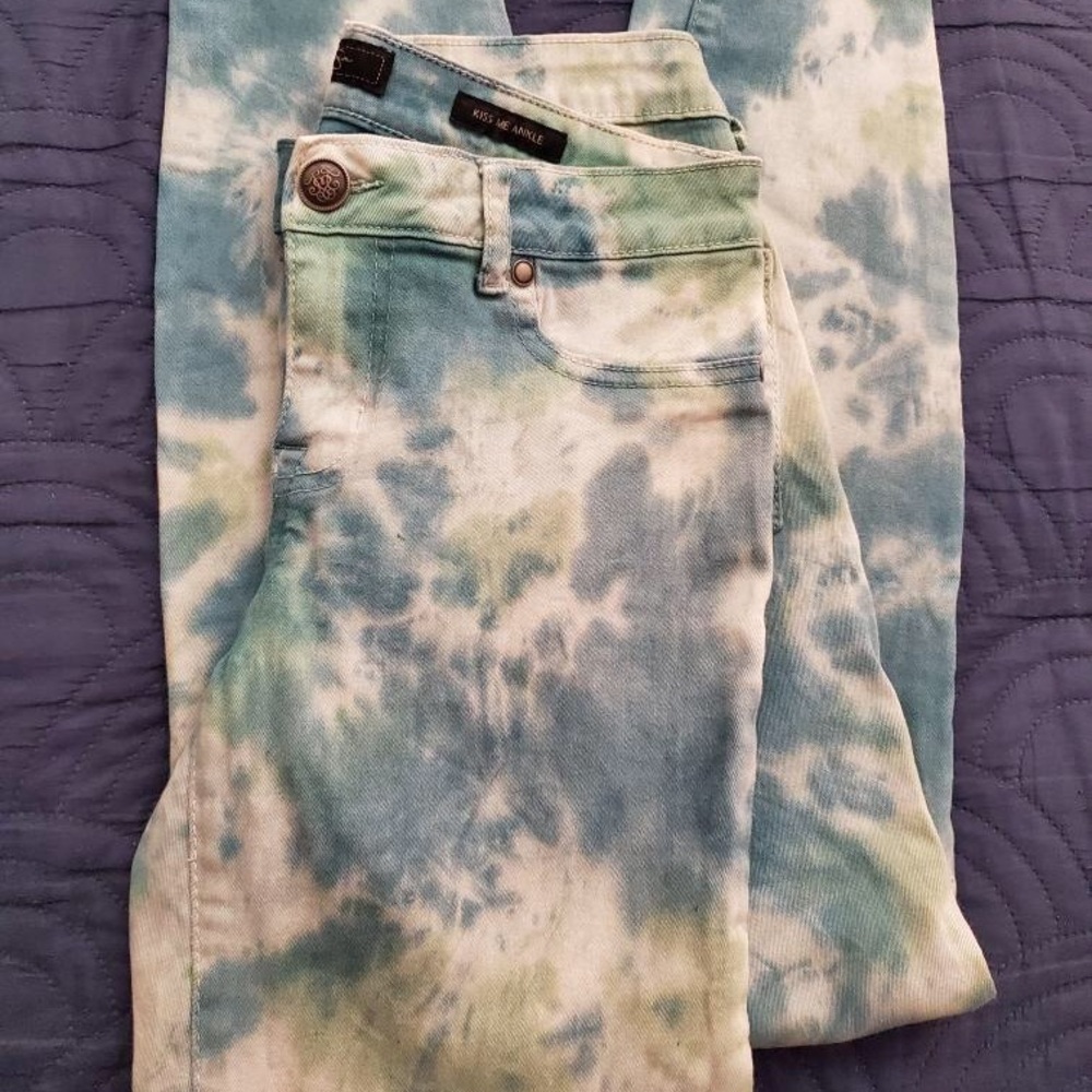 Jessica Simpson TieDye stretch Denim Jeans Size 28